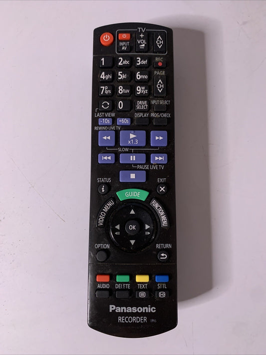 Genuine Panasonic N2QAYB001076 Remote Control For Panasonic DVD Recorder