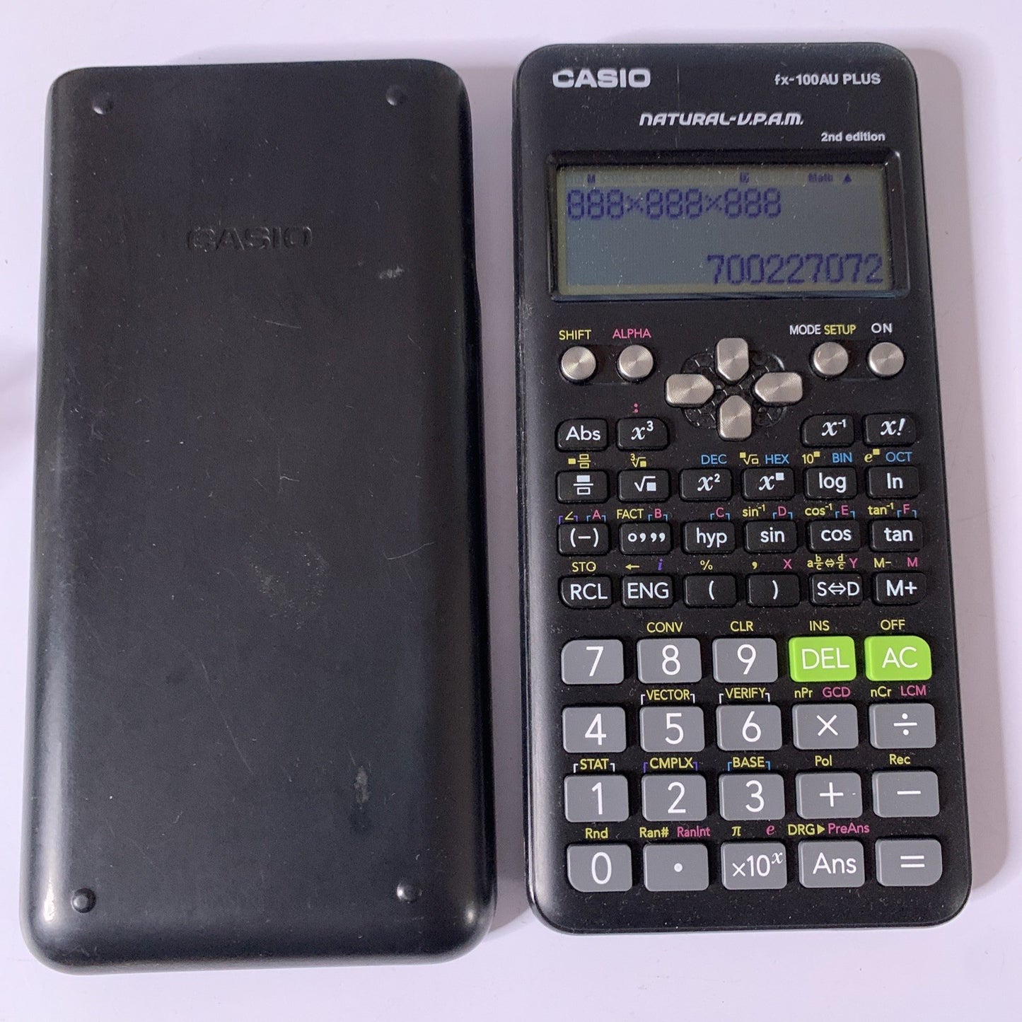 Casio FX-100AU PLUS 2nd Edition Scientific Calculator With Cover