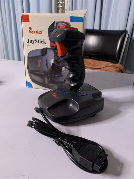 Genius Joystick Controller J-08 For IBM PC Wired Gameport