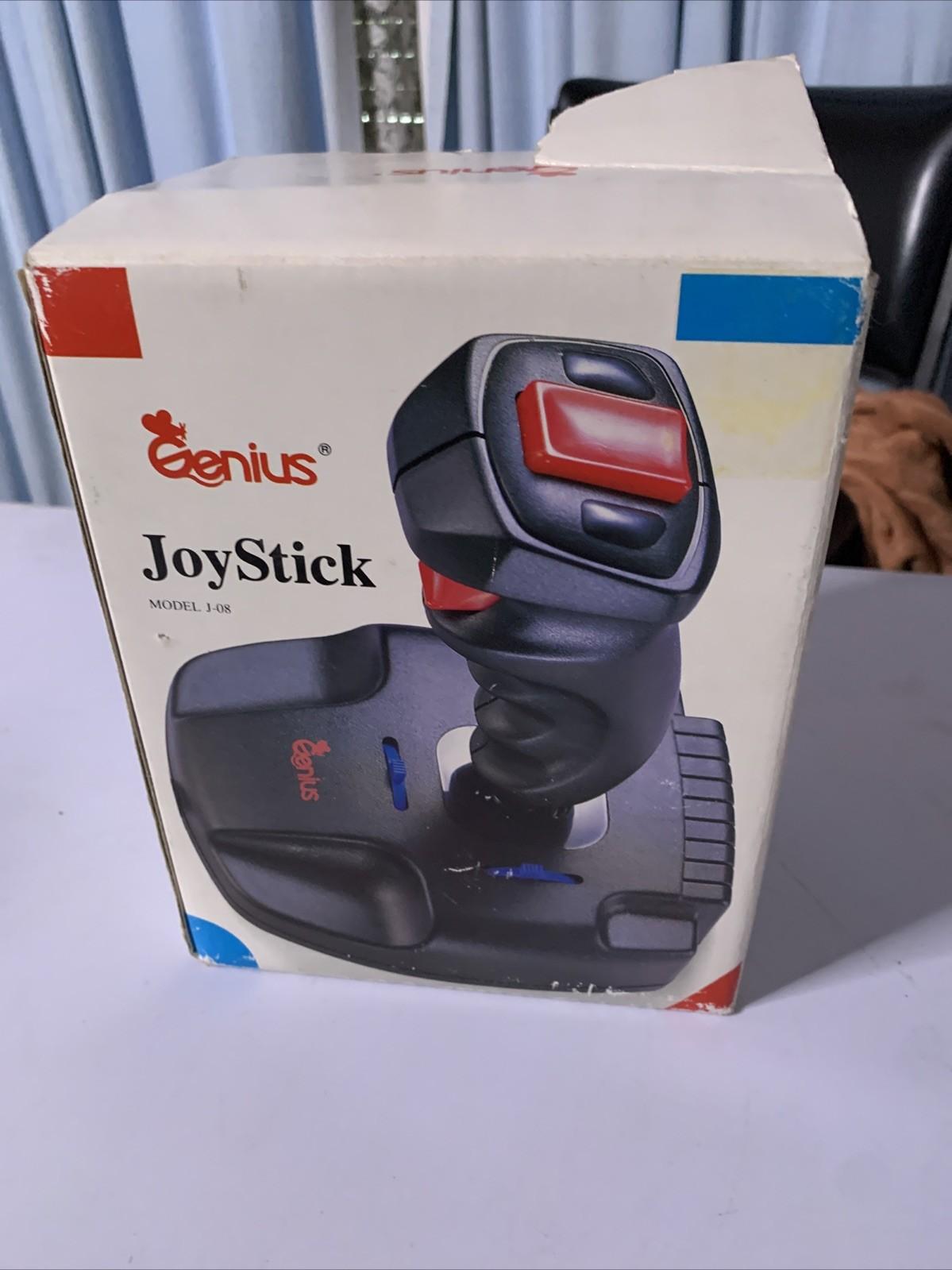 Genius Joystick Controller J-08 For IBM PC Wired Gameport