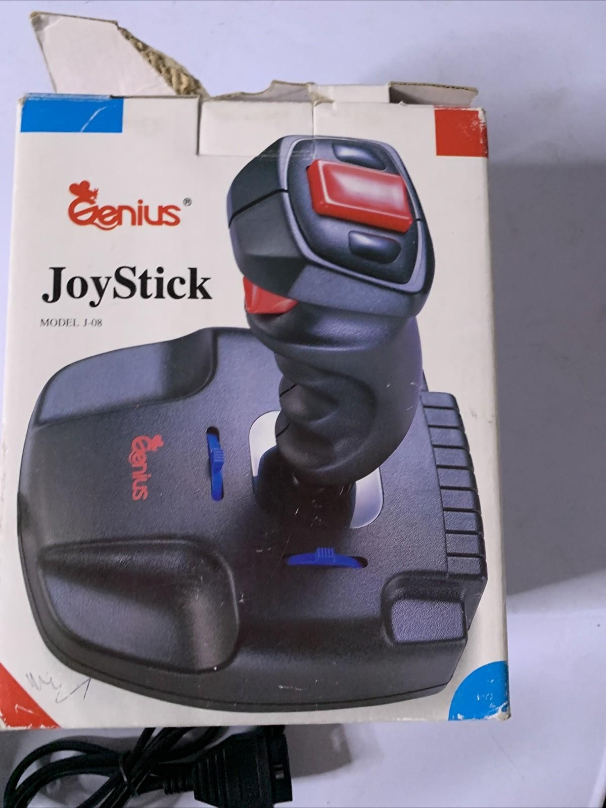 Genius Joystick Controller J-08 For IBM PC Wired Gameport