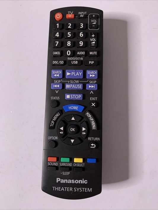Panasonic N2QAYB000851 Remote Control For Panasonic Blu-ray DVD Theatre System