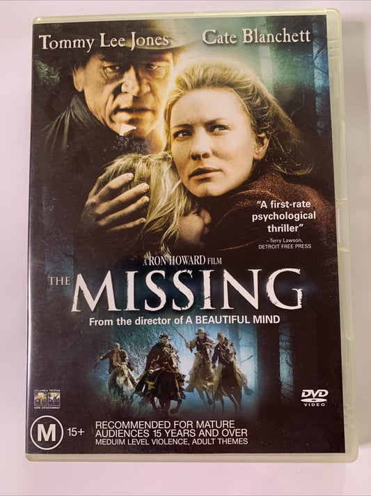 The Missing (DVD, 2003) Cate Blanchett, Tommy Lee Jones, Val Kilmer Region 4