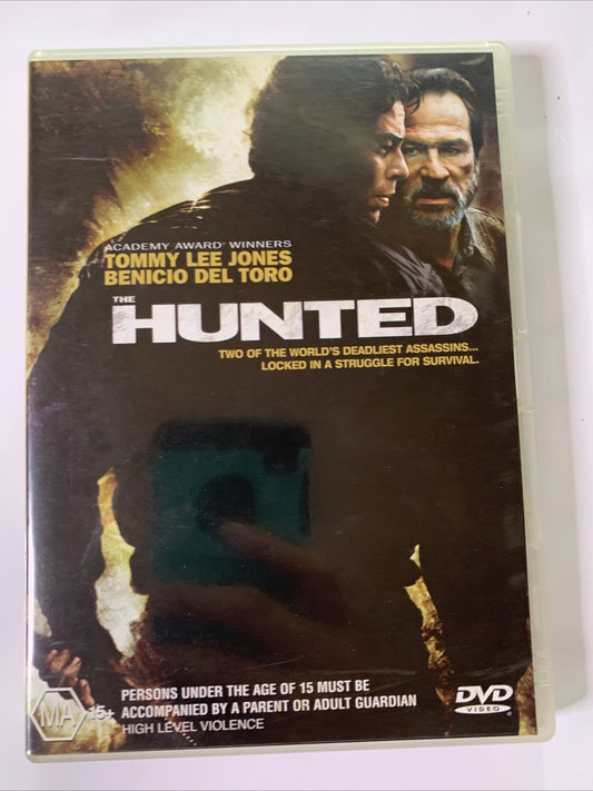 The Hunted (DVD, 2003) Benicio del Toro, Tommy Lee Jones Region 4 NEW