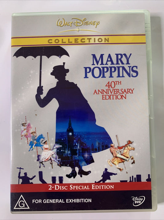 Mary Poppins (Special Edition, DVD, 1964, 2-Discs) Julie Andrews  Region 4
