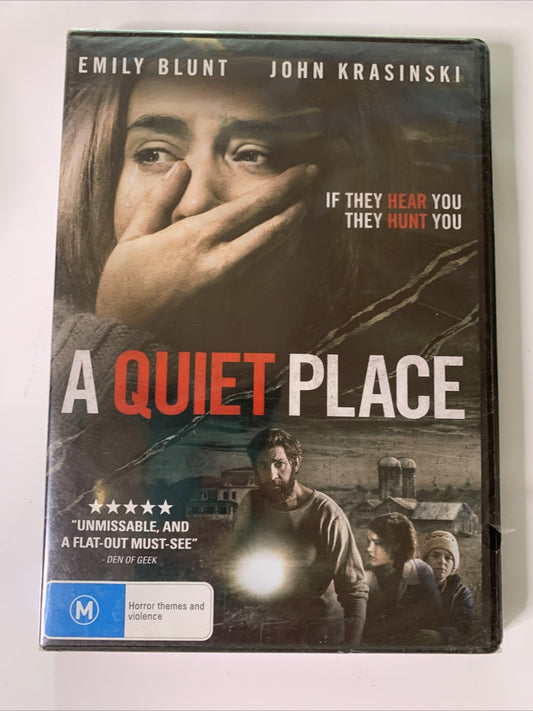 A Quiet Place (DVD, 2018) John Krasinski, Emily Blunt Region 4 NEW