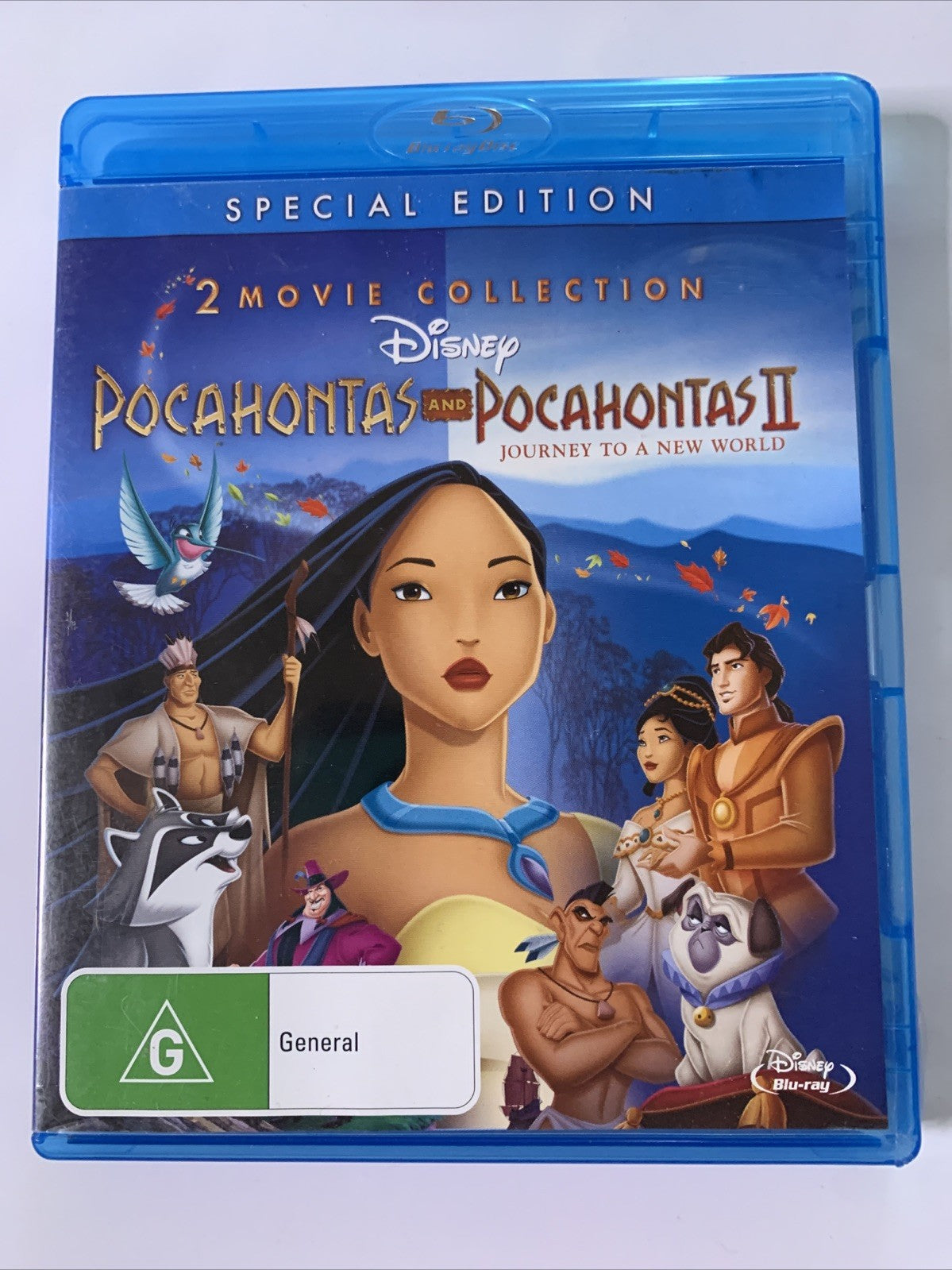 Pocahontas / Pocahontas II: Journey to a New World (Blu-ray, 1995) All Regions