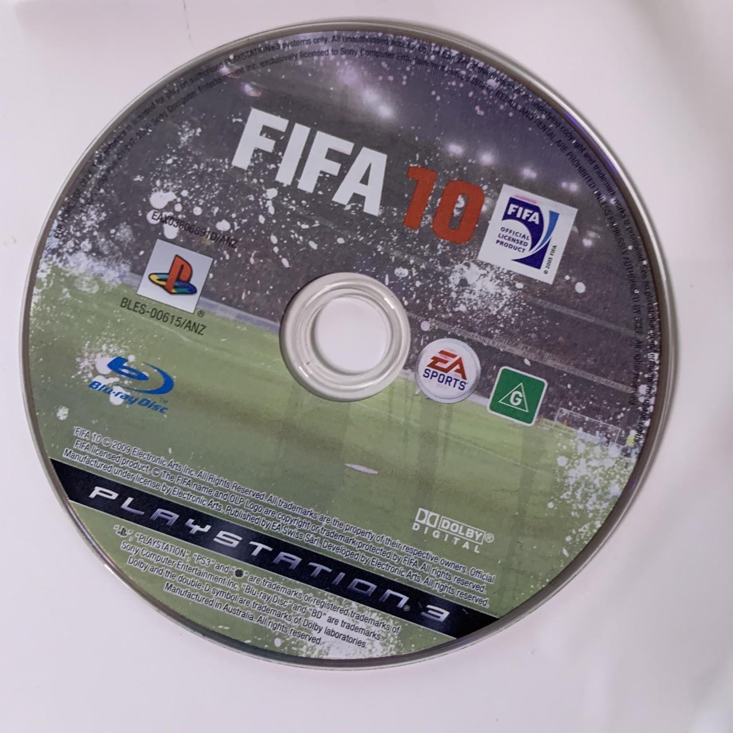FIFA 10 PS3 Sony PlayStation 3 Game Complete