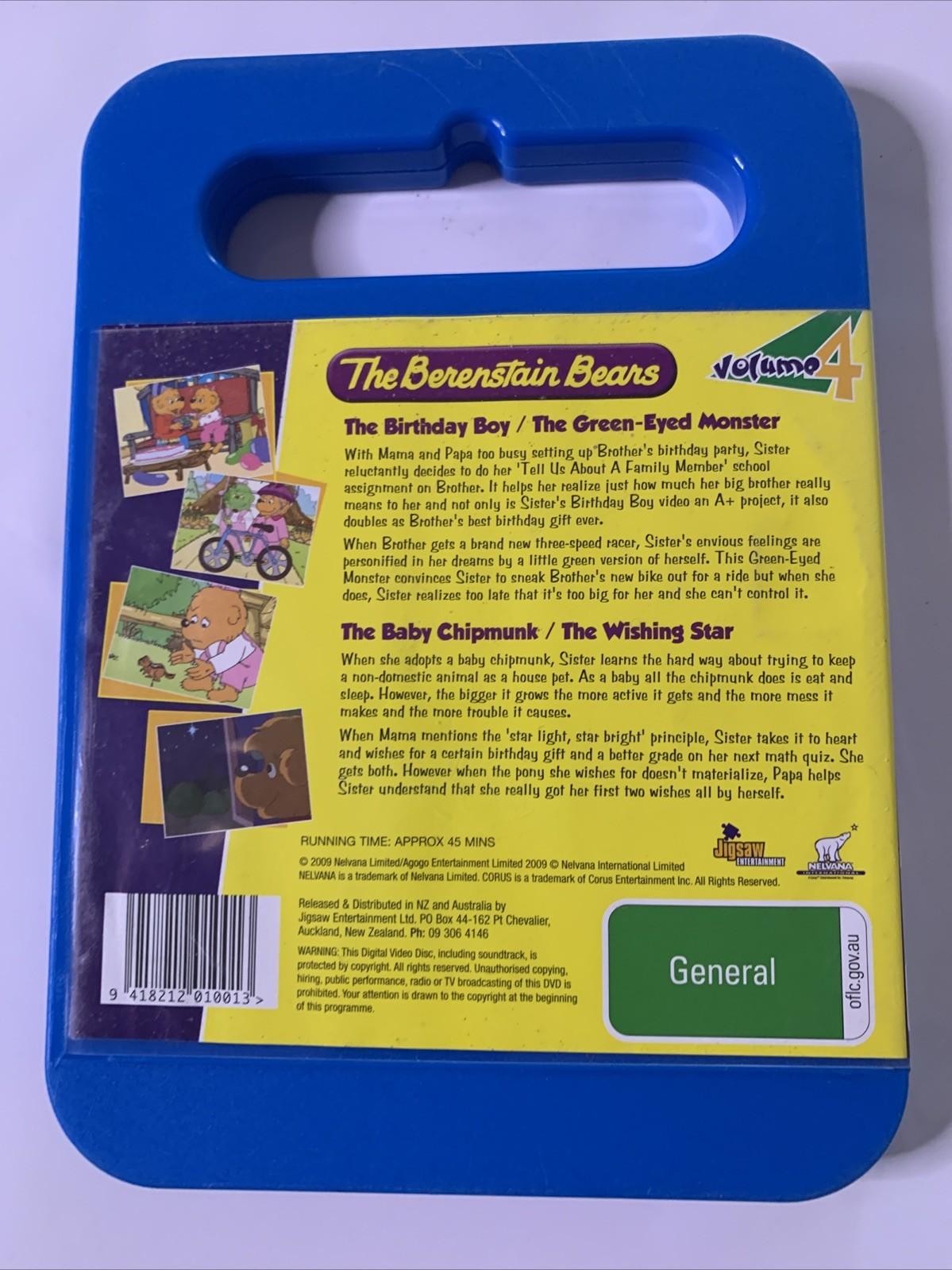 The Berenstain Bears: Volume 4 (DVD, 1985) Animation Region 4