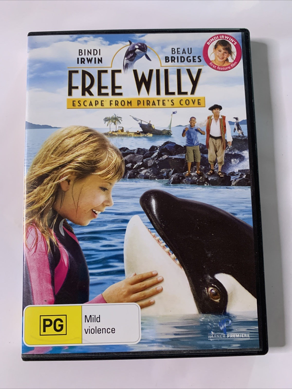Free Willy: Escape From Pirate's Cove (DVD, 2009) Bindi Irwin Region 4 NEW