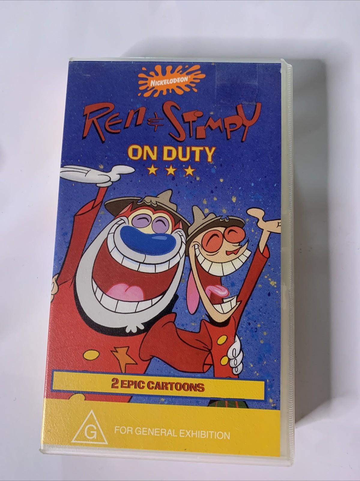 The Ren & Stimpy: Show On Duty (VHS, 1994) PAL
