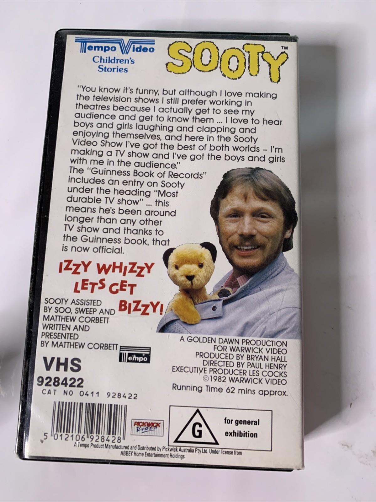 The Sooty Video Show: Featuring Sweep And Soo (VHS, 1982) PAL