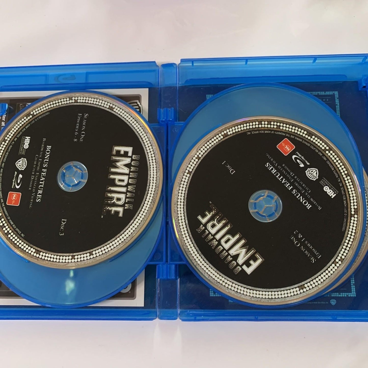 Boardwalk Empire : The Complete Season 1 (Blu-ray, 2010, 5-Discs) All Regions