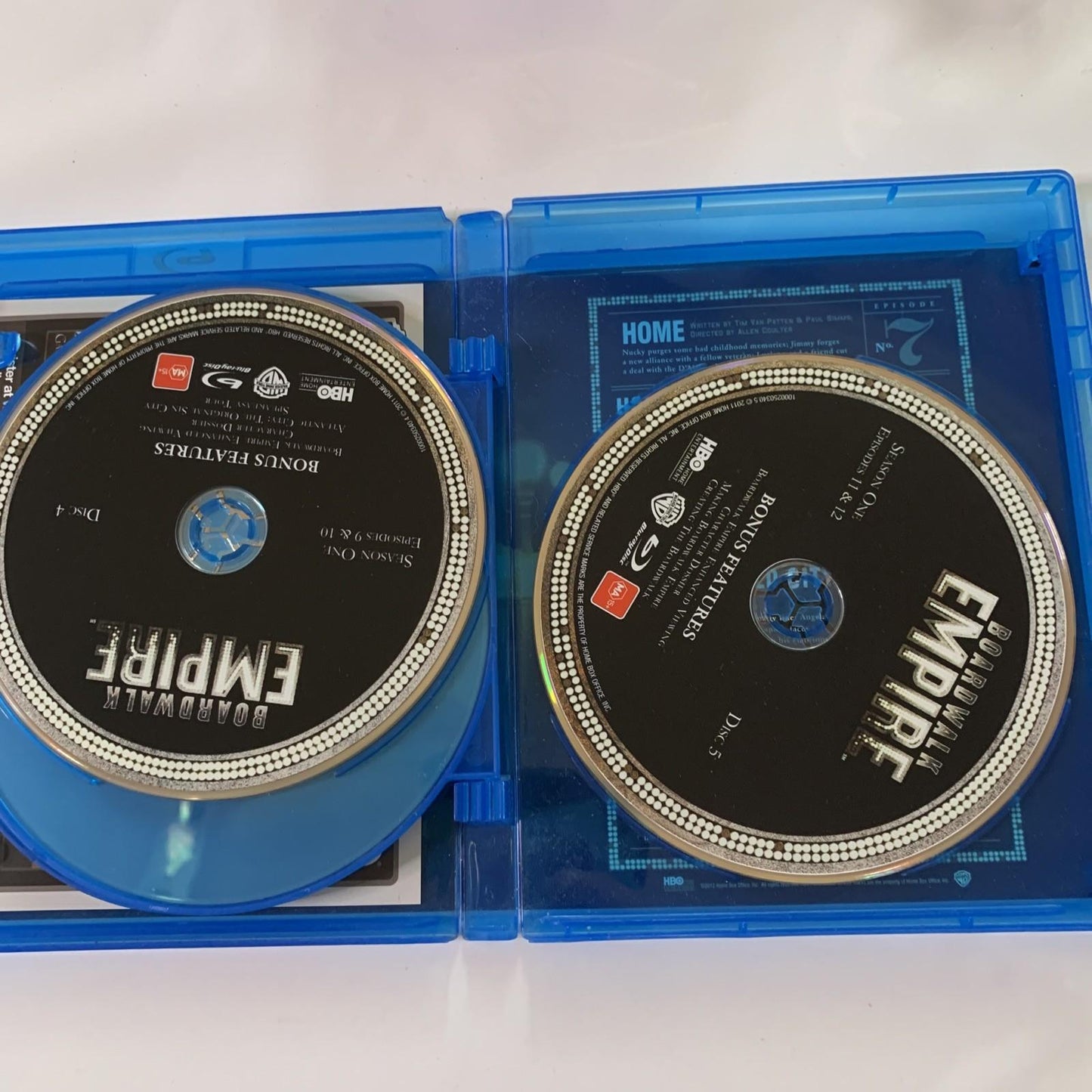 Boardwalk Empire : The Complete Season 1 (Blu-ray, 2010, 5-Discs) All Regions