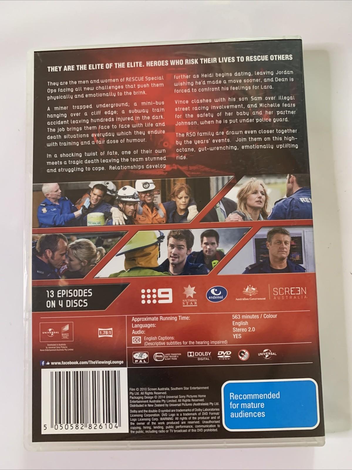 Rescue Special Ops : Season 2 (DVD, 2010, 4-Discs) Region 4 & 2