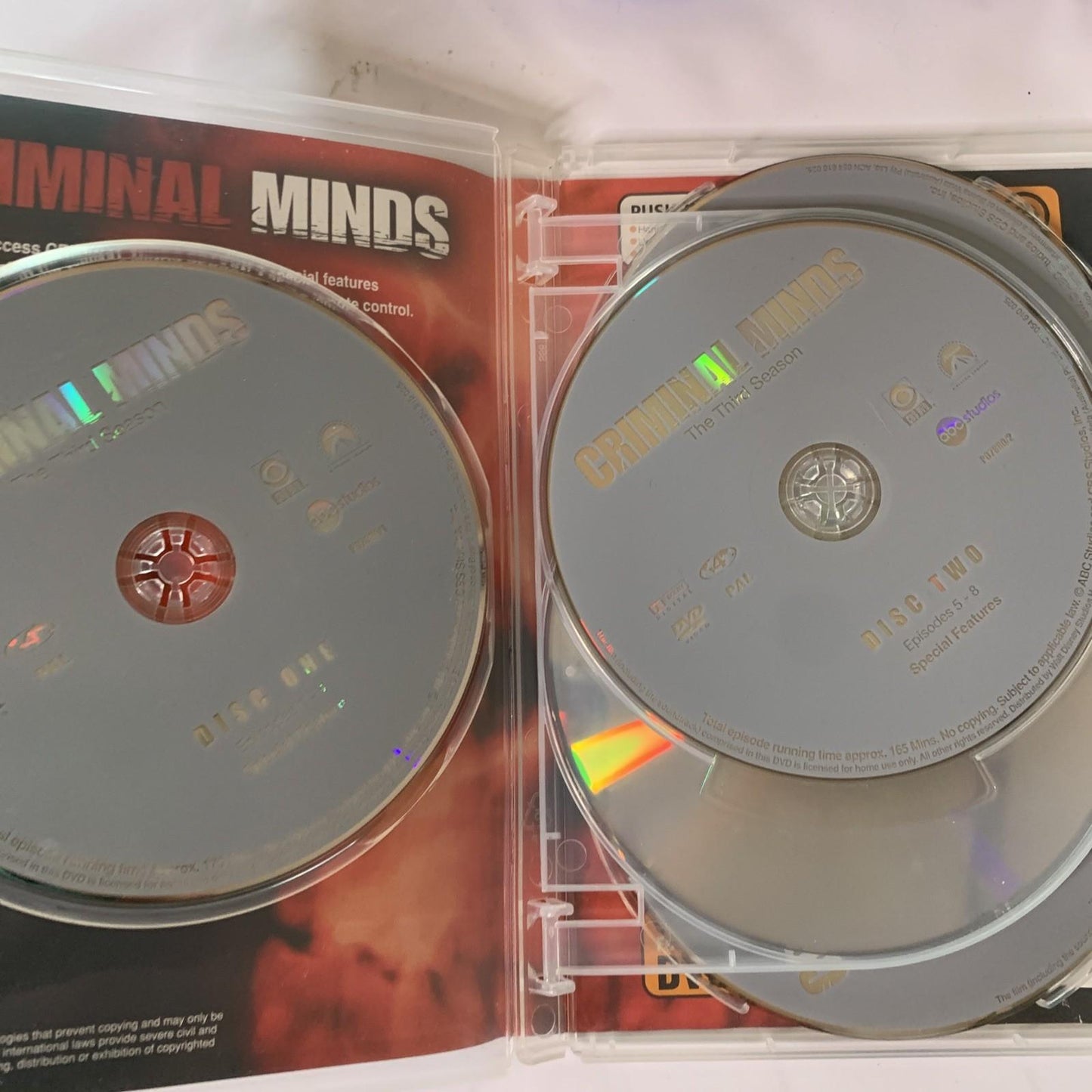 Criminal Minds : The Compleete Season 3 (DVD, 2005, 5-Discs) Region 4
