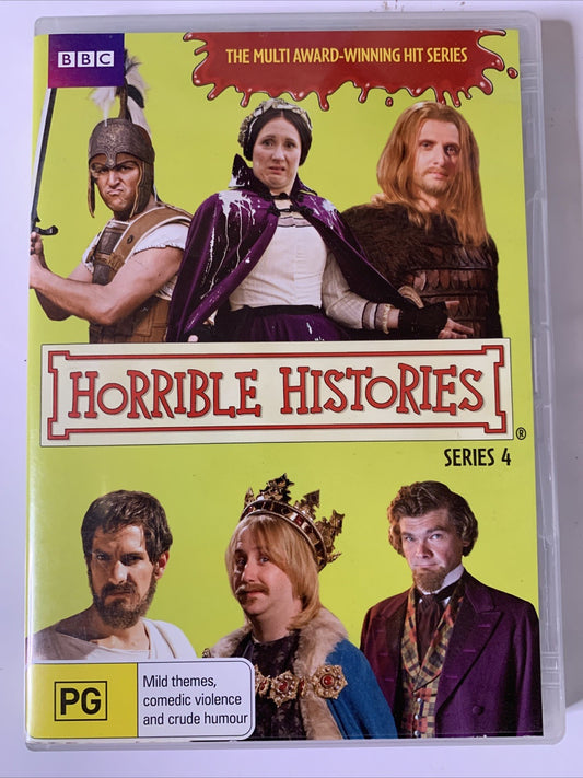 Horrible Histories : Series 4 (DVD, 2012, 2-Discs) BBC Region 4