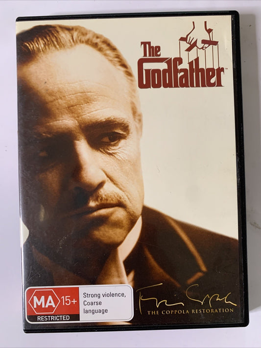 The Godfather (DVD, 1972) Al Pacino, James Caan, Marlon Brando Region 4