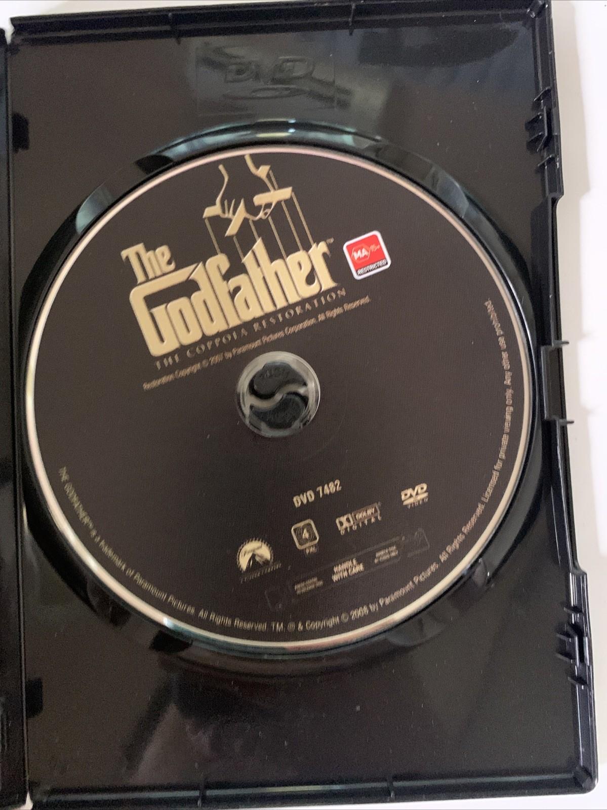 The Godfather (DVD, 1972) Al Pacino, James Caan, Marlon Brando Region 4