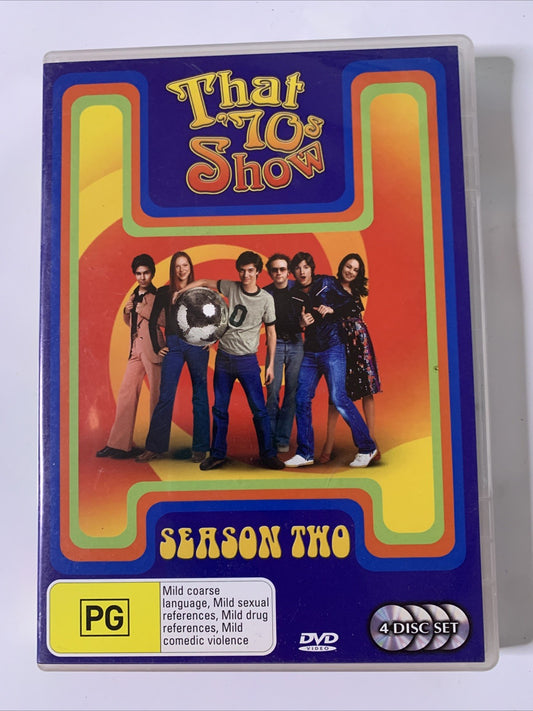 That 70's Show : The Complete Season 2 (DVD, 1999, 4-Discs) Region 4 NEW