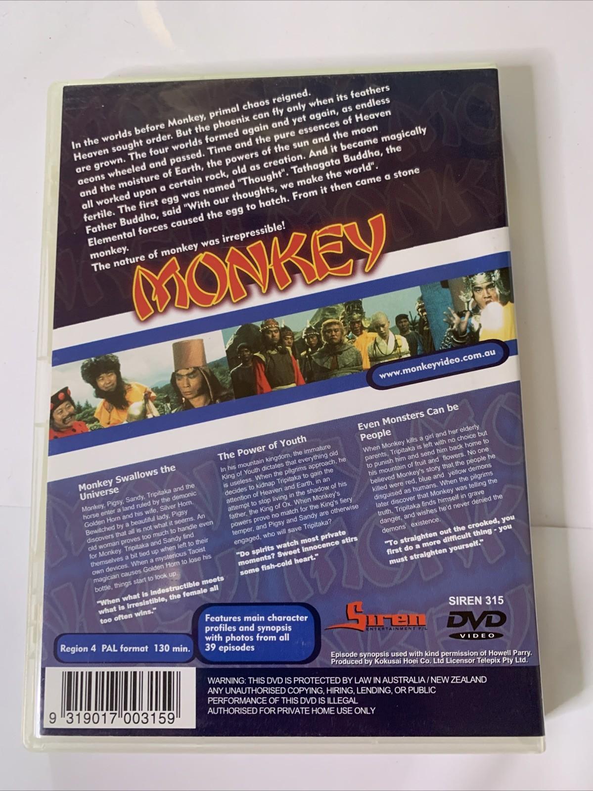 Monkey : Vol 2 (DVD, 1978) Region 4 NEW