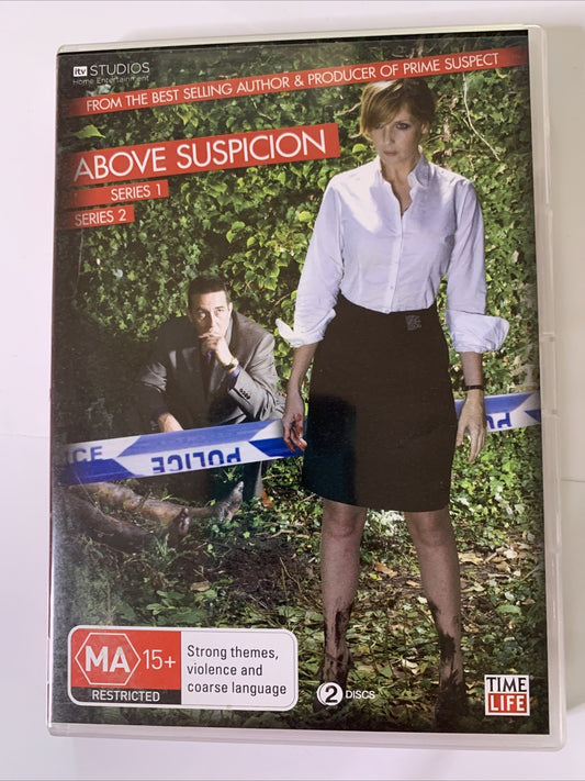 Above Suspicion : Series 1 & 2 (DVD, 2010, 2-Discs) All Regions NEW
