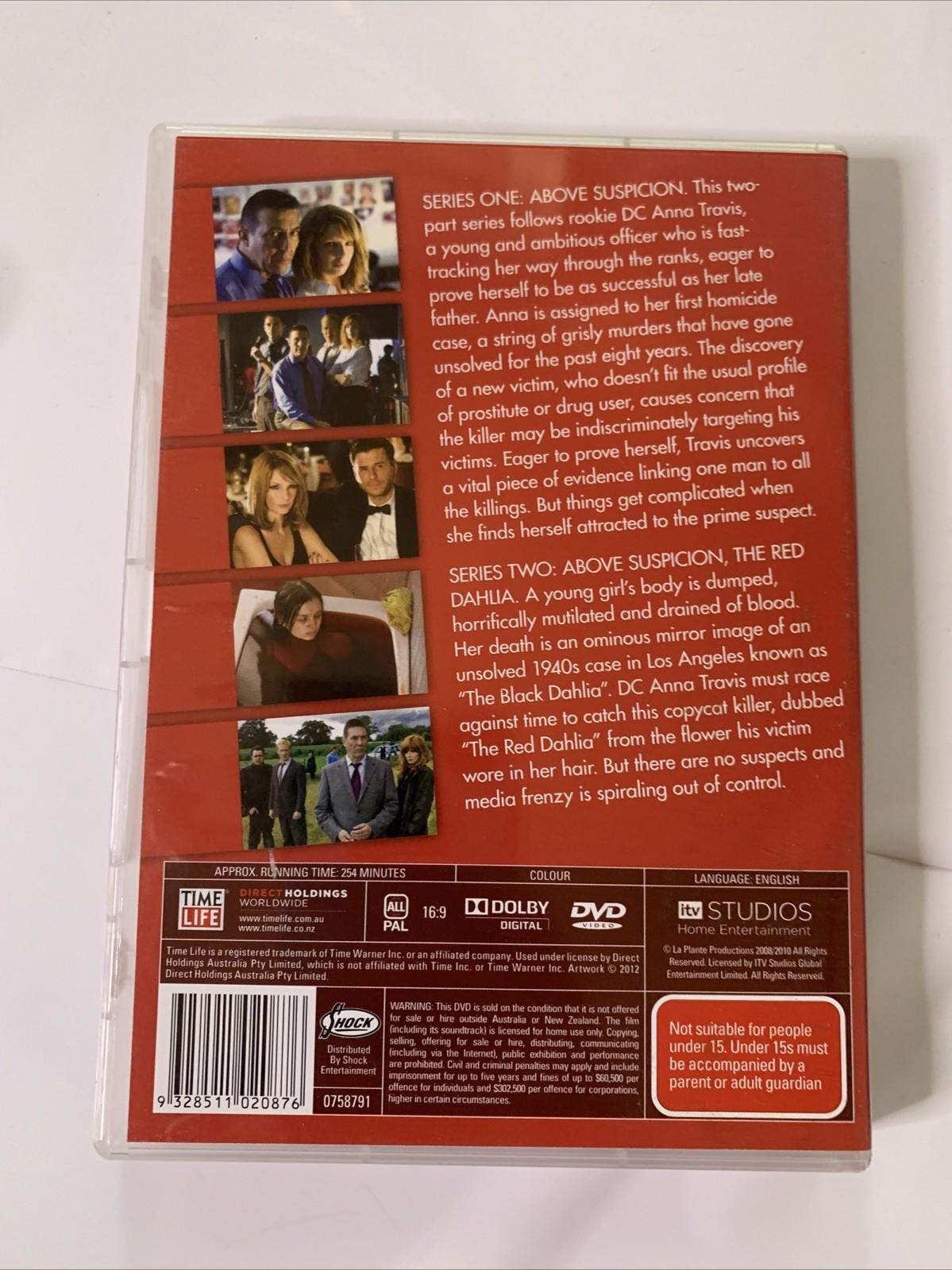 Above Suspicion : Series 1 & 2 (DVD, 2010, 2-Discs) All Regions NEW