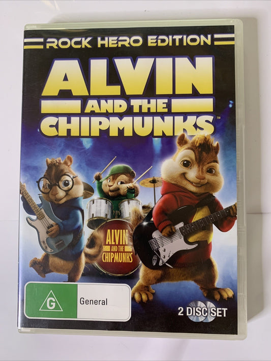 Alvin and the Chipmunks: Rock Hero Edition (DVD, 2007, 2-Discs) Region 4
