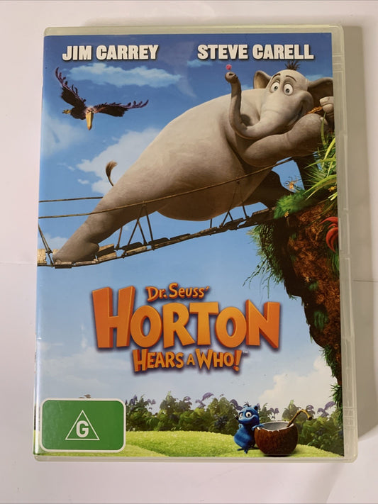 Horton Hears a Who! (DVD, 2008) Jim Carrey, Steve Carell Animation Region 4