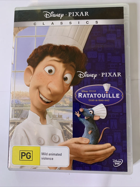 Ratatouille (DVD, 2007) Disney Pixar Animation Region 4