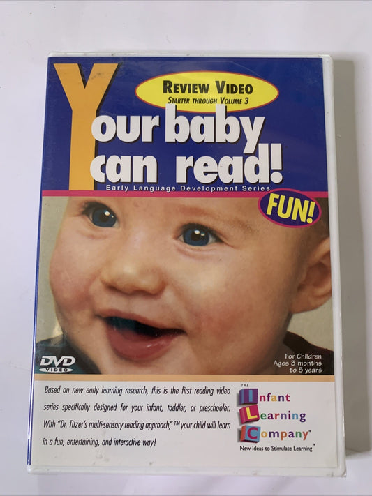 Your Baby Can Read! Volume 3 (DVD) Infant Learning Education All Regions NEW