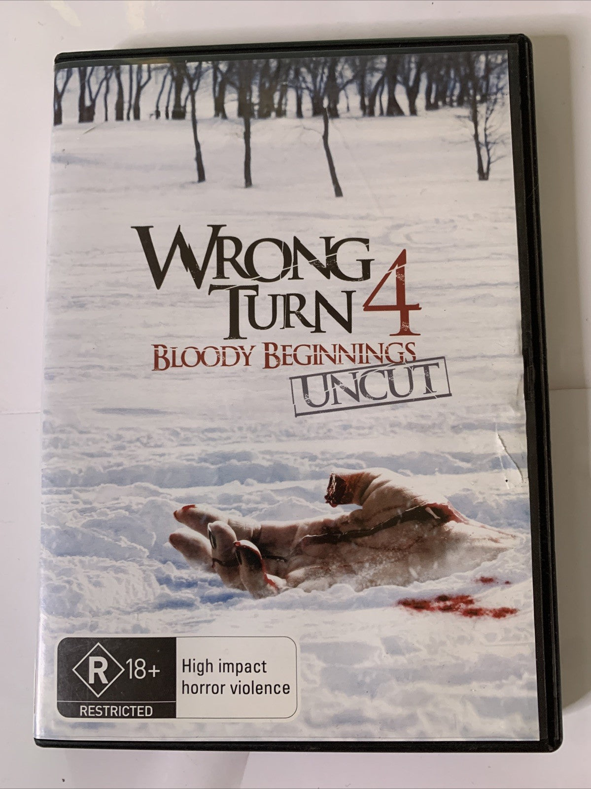 Wrong Turn 4: Bloody Beginnings Uncut (DVD, 2011) Horror Region 4