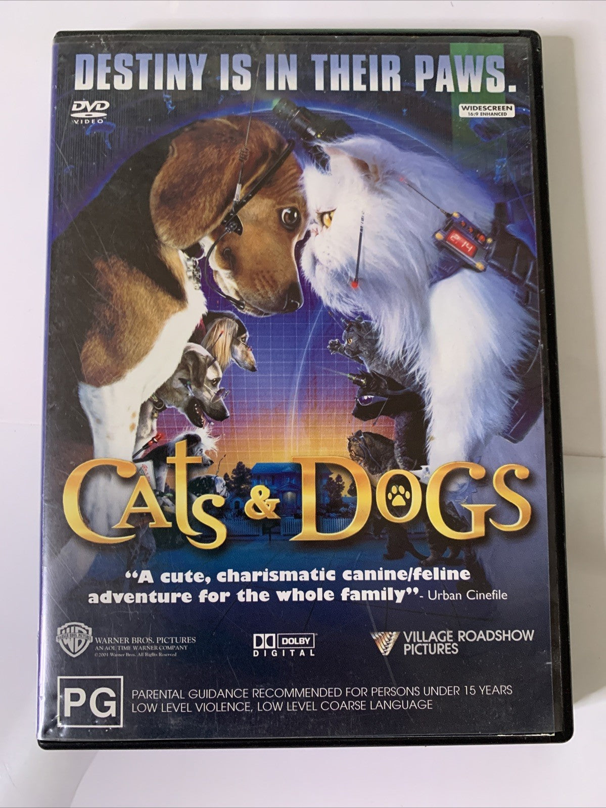 Cats & Dogs (DVD, 2001) Region 4