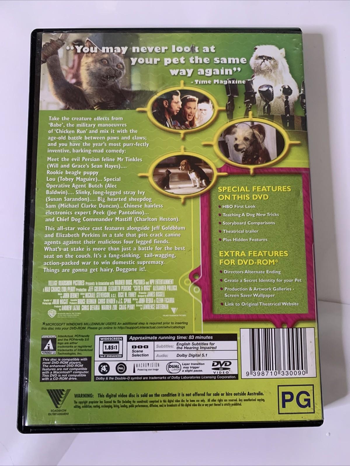 Cats & Dogs (DVD, 2001) Region 4