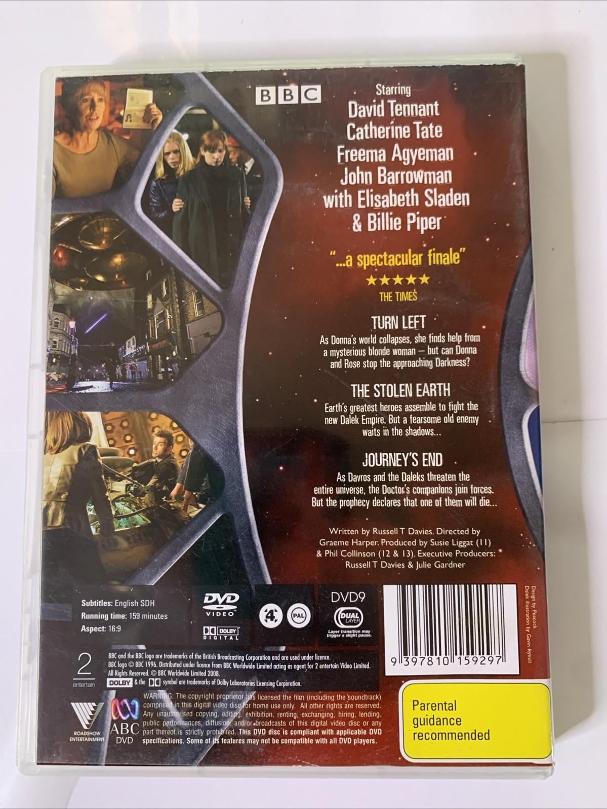 Doctor Who : Series 4 : Vol 4 (DVD, 2008) David Tennant Region 4