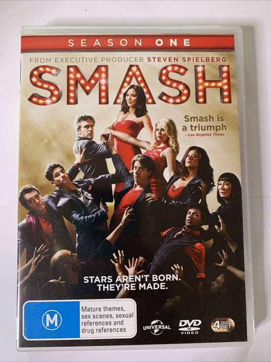Smash : Season 1 (DVD, 2012, 4-Discs) Region 4 &2