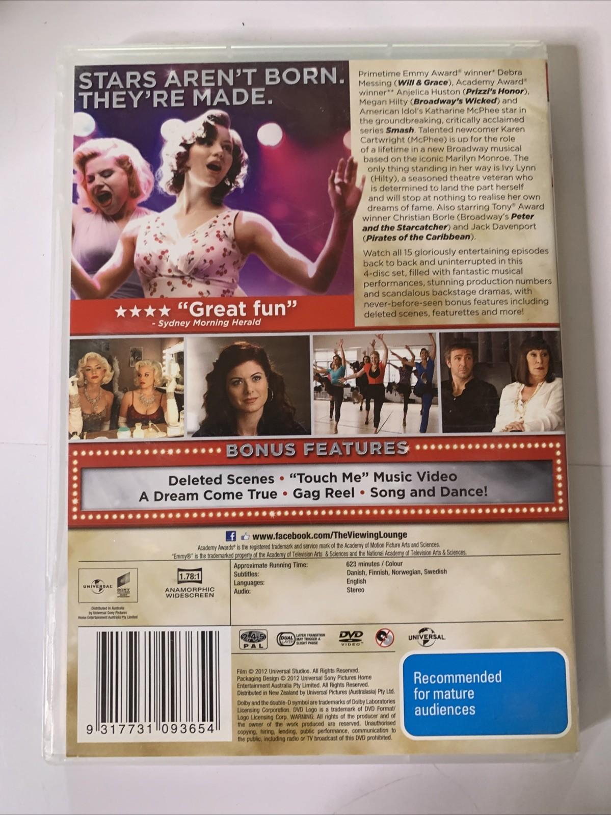 Smash : Season 1 (DVD, 2012, 4-Discs) Region 4 &2