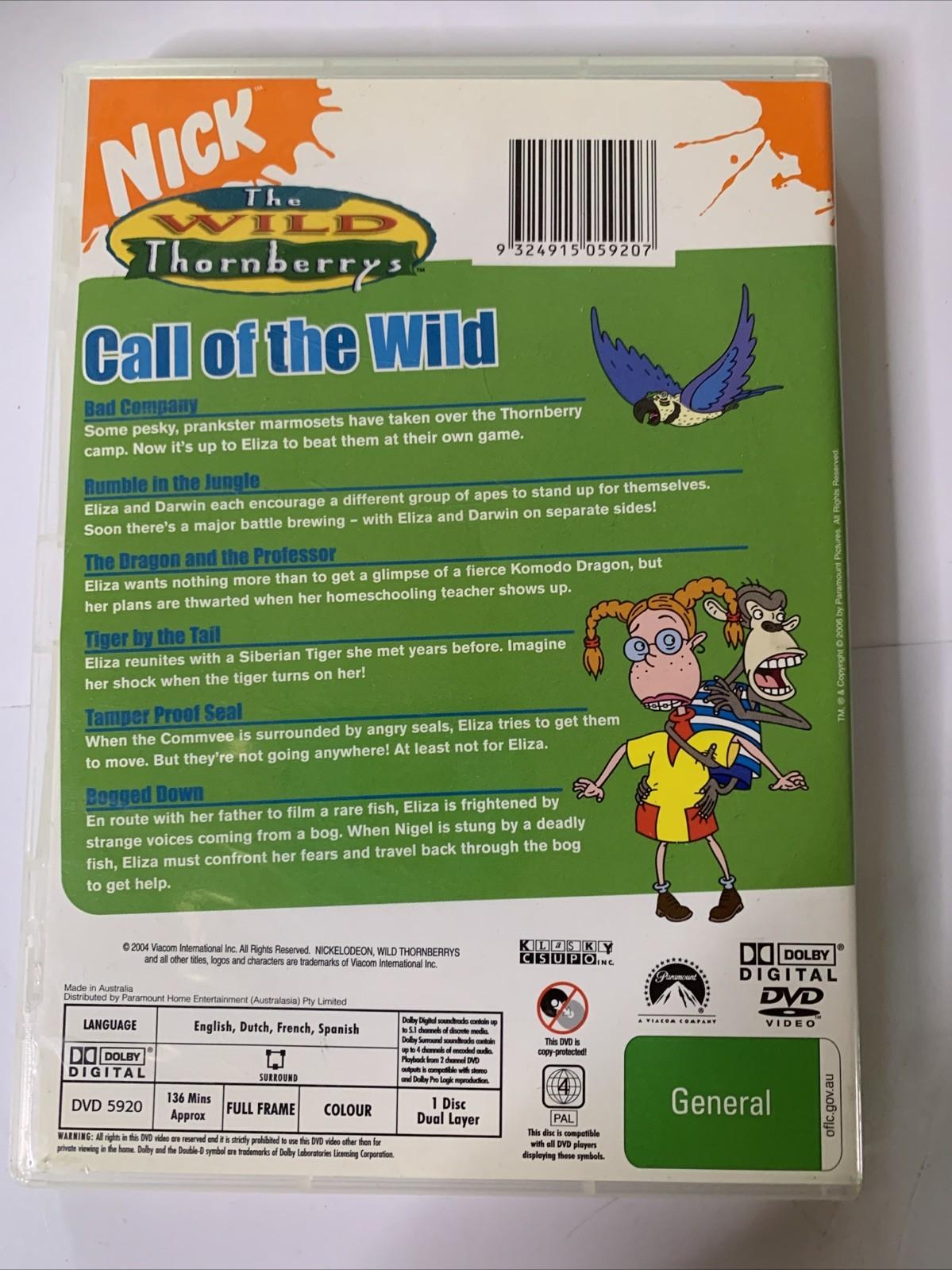 The Wild Thornberry's: Call of the Wild (DVD, 2003) Animation Region 4