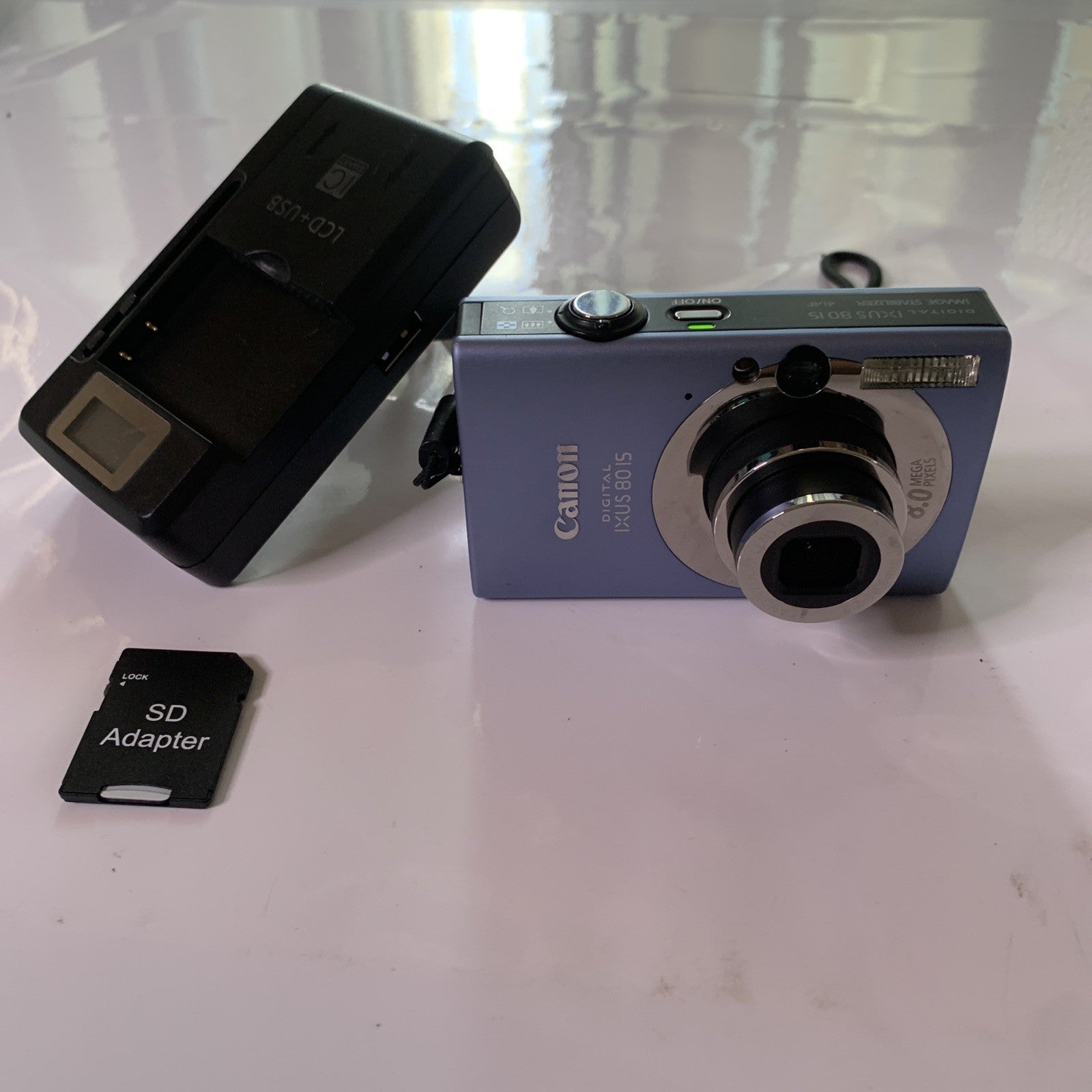 Canon IXUS 80IS Compact Digital Camera 8.0MP 1GB SD Card – Retro Unit