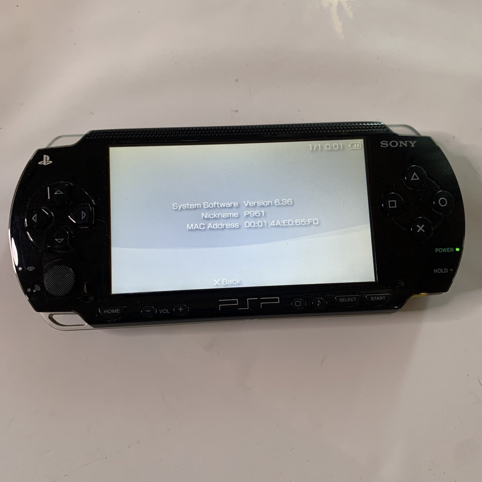 Sony PSP 1000 Console Handheld System Black – Retro Unit