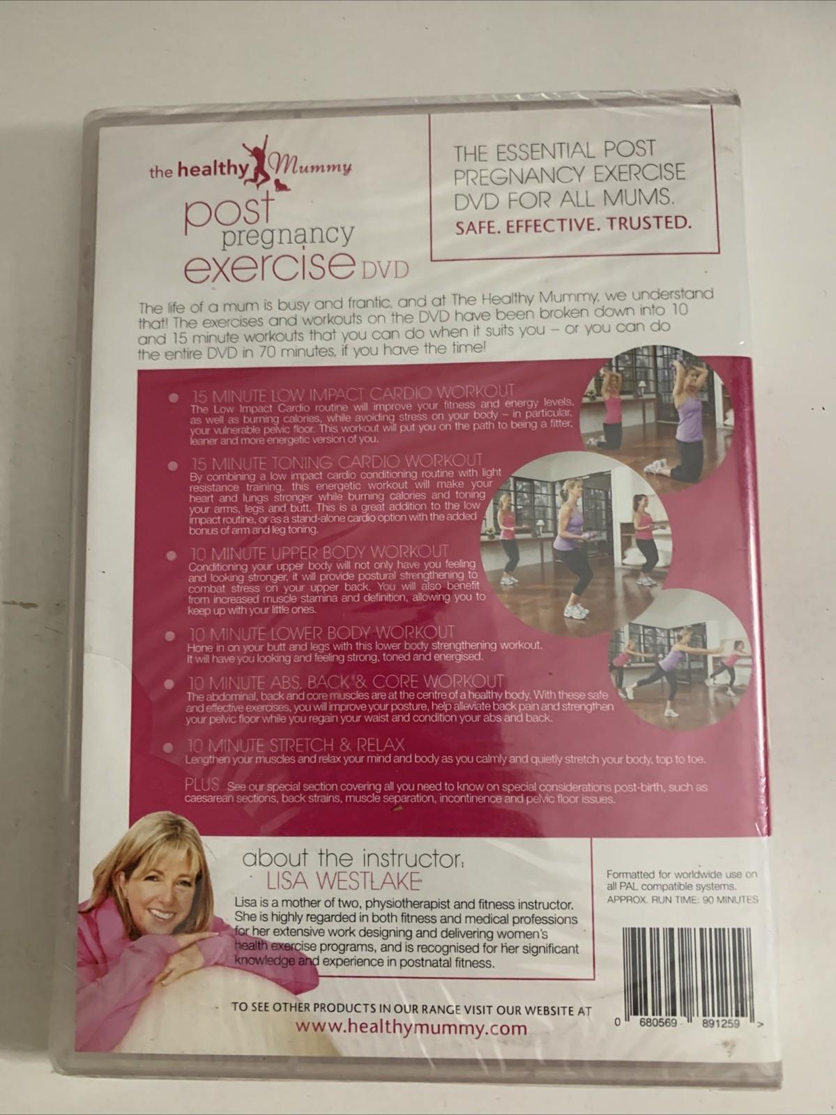The Healthy Mummy : Post Pregnancy Exercise (DVD) Lisa Westlake All Regions NEW