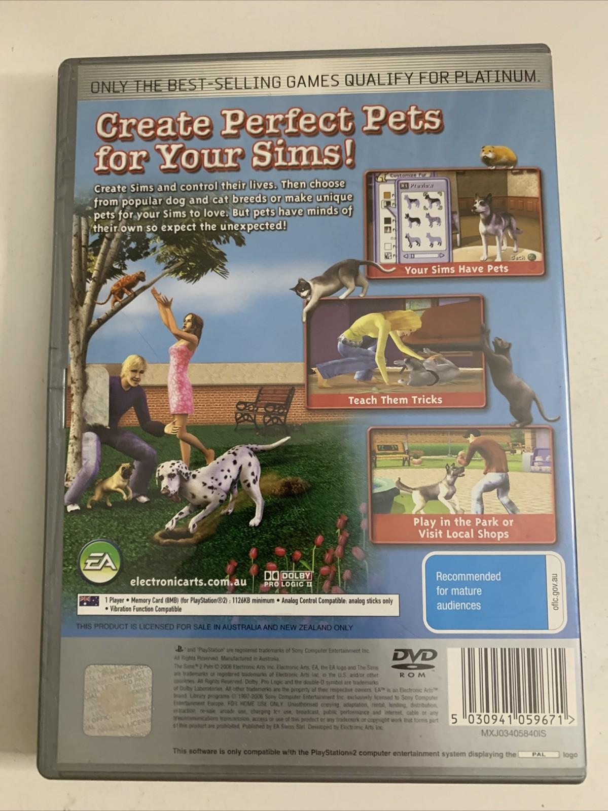 The Sims 2: Pets PS2 Sony Playstation 2 PAL Game Complete