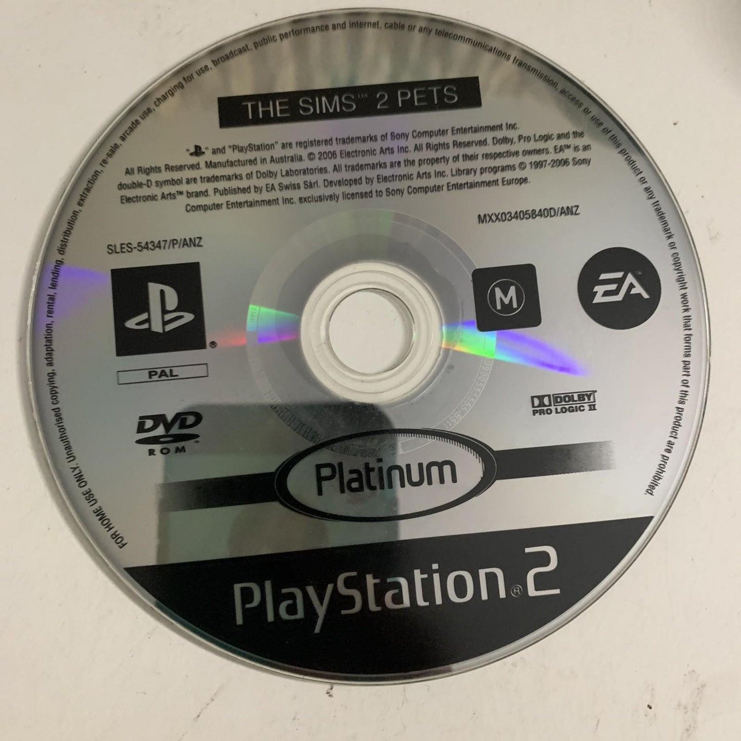 The Sims 2: Pets PS2 Sony Playstation 2 PAL Game Complete