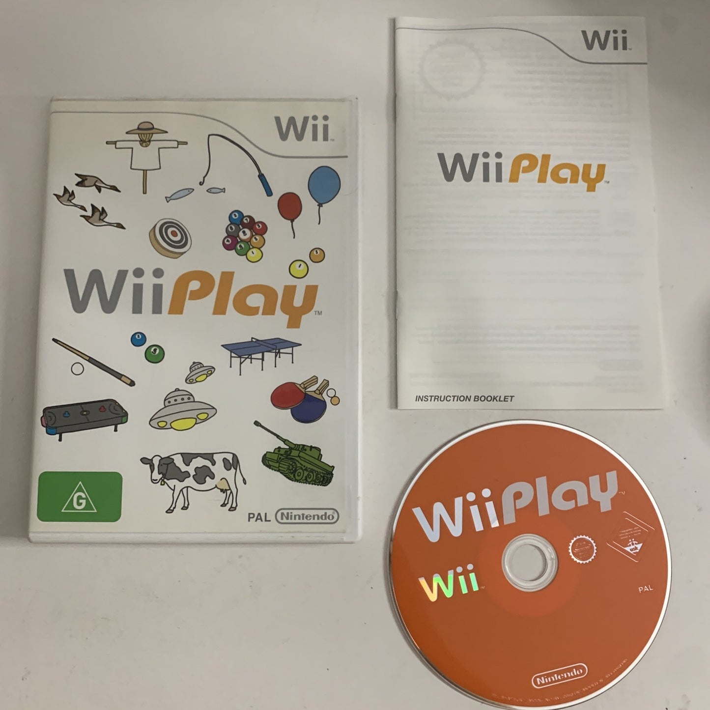 Wii Play (Nintendo Wii, 2006) PAL Game Complete