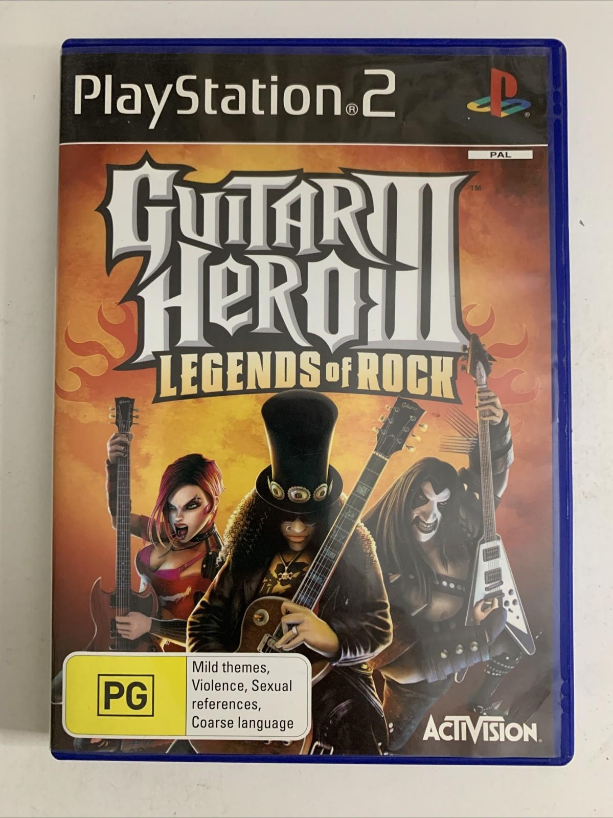 Guitar Hero III: Legends of Rock PS2 PlayStation 2 PAL Complete