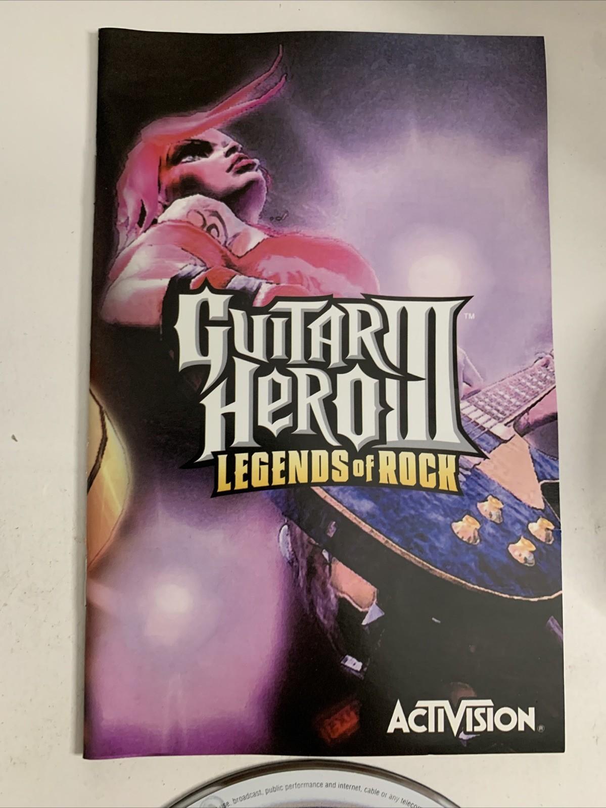 Guitar Hero III: Legends of Rock PS2 PlayStation 2 PAL Complete