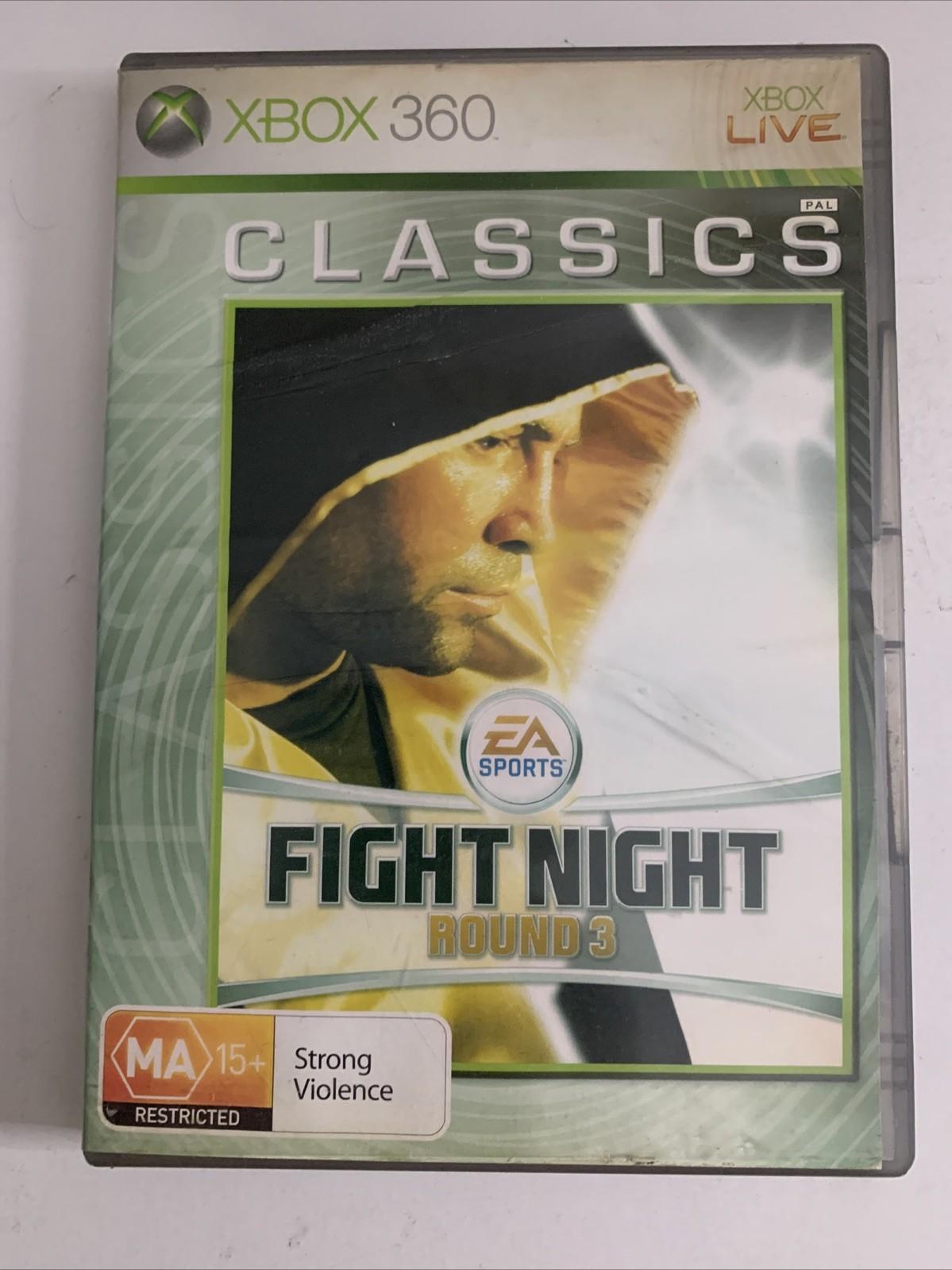 Fight Night Round 3 Microsoft XBOX 360 PAL Boxing Game Complete