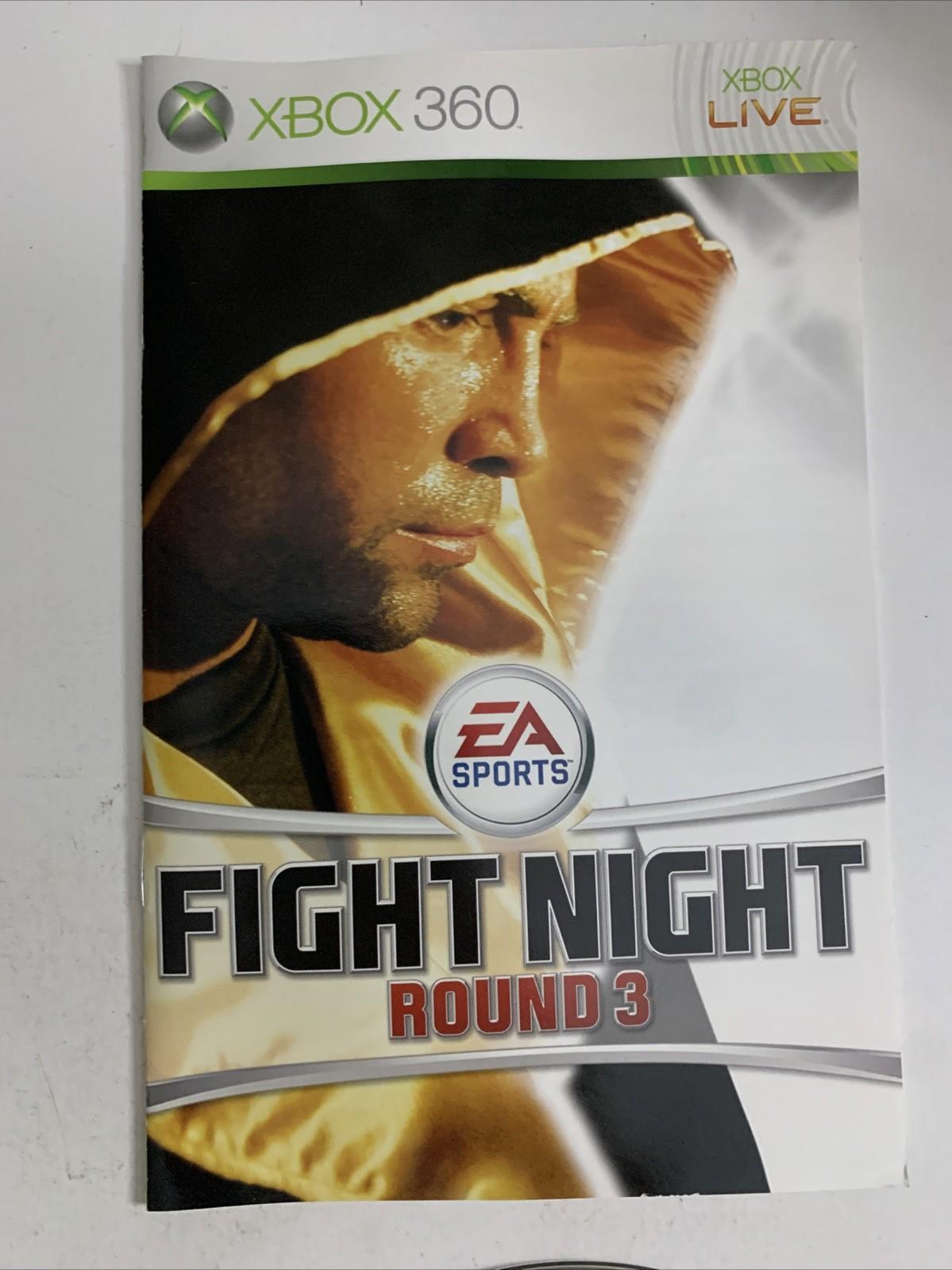Fight Night Round 3 Microsoft XBOX 360 PAL Boxing Game Complete
