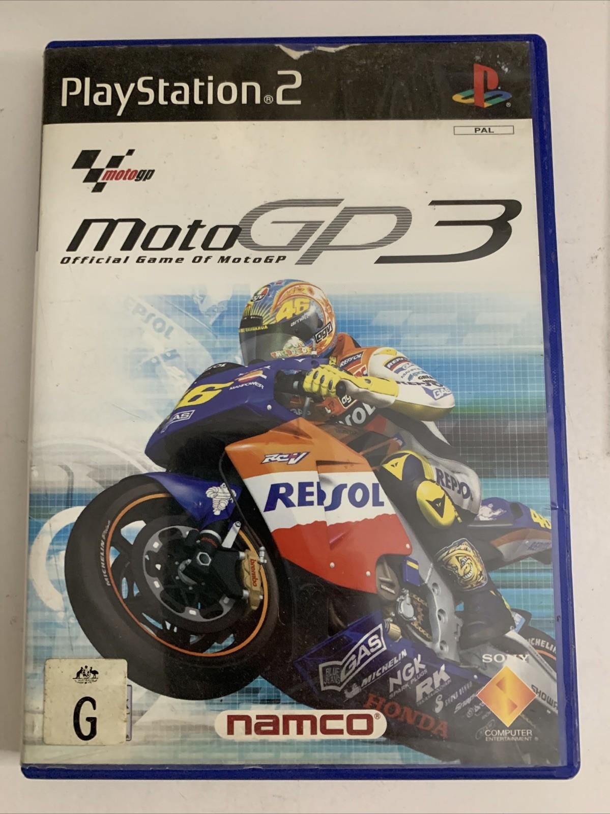 MotoGP 3 PS2 Sony PlayStation 2 PAL Motorcycle Racing Game Complete
