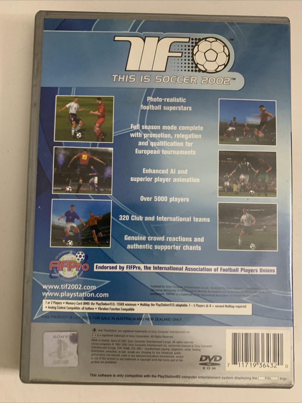 This Is Football 2002 PS2 Sony PlayStation 2 PAL Game Complete